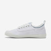 Mens Volley White & Light Grey International Low Canvas Volleys Casual Lace Up Shoes