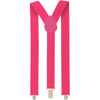 Extra Long Adjustable 138cm Dark Pink Adult Mens Suspenders