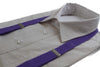 Adjustable 100cm Violet Adult Mens Suspenders