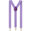 Adjustable 100cm Violet Adult Mens Suspenders