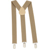 Adjustable 100cm Khaki Adult Mens Suspenders