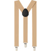 Extra Long Adjustable 138cm Latte Adult Mens Suspenders