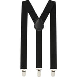 Extra Long Adjustable 138cm Black Adult Mens Suspenders