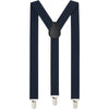 Adjustable 100cm Navy Adult Mens Suspenders