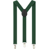 Adjustable 100cm Bottle Green Adult Mens Suspenders