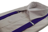 Boys Adjustable Purple 65Cms  Suspenders