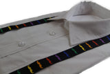 Boys Adjustable Coloured Moustaches Patterned Suspenders