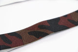 Boys Adjustable Brown Camouflage Patterned Suspenders
