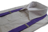 Adjustable 85cm Violet Adult Mens Suspenders