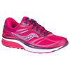 Saucony Womens Guide 9 Pink Silver White Purple Running Gym Training Shoes