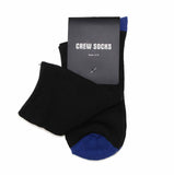 1 x Mens Black & Royal Blue Crew Socks