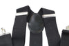 Extra Wide Heavy Duty Adjustable 120cm Black Adult Mens Suspenders