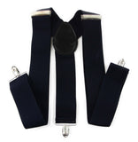 Extra Wide Heavy Duty Adjustable 120cm Midnight Blue Adult Mens Suspenders