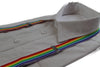 Mens Adjustable Mens Adjustable Multicoloured Rainbow Striped Patterned Suspenders