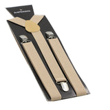 Extra Long Adjustable 138cm Latte Adult Mens Suspenders