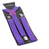 Extra Long Adjustable 138cm Purple Adult Mens Suspenders