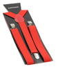 Adjustable 100cm Red Adult Mens Suspenders