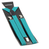 Extra Long Adjustable 138cm Teal Adult Mens Suspenders