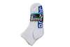 15 X Bonds Mens Cushioned Quarter Crew White/Blue/Red Socks