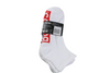 6 x Bonds Mens Cushioned Quarter Crew White/Blue/Red Socks