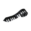 Mens Black & White Piano Keys 5cm Skinny Neck Tie