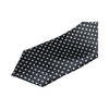 Mens Black & White Small Polka Dot 5cm Skinny Neck Tie