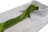 Mens Light Green 5cm Skinny  Plain Neck Tie