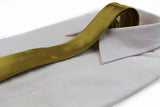 Mens Mustard Yellow 5cm Skinny  Plain Neck Tie