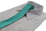 Mens Mint Green 5cm Skinny  Plain Neck Tie
