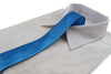 Mens Santorini Blue 5cm Skinny  Plain Neck Tie