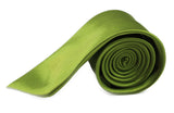 Mens Light Green 8cm Plain Neck Tie