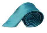 Mens Sky Blue 8cm Plain Neck Tie