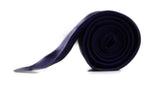 Mens Dark Purple 8cm Plain Neck Tie