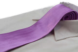 Mens Light Purple 8cm Plain Neck Tie