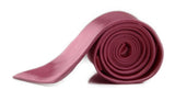 Mens Pink 8cm Plain Neck Tie
