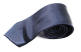 Mens Midnight Blue 8cm Plain Neck Tie