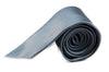 Mens Grey 8cm Plain Neck Tie