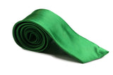 Mens Apple Green 8cm Plain Neck Tie