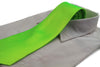 Mens Fluro Green Classic 10cm Plain Neck Tie