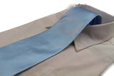 Mens Light Blue Classic 10cm Plain Neck Tie