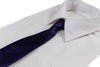 Kids Boys Dark Purple Elastic Plain Neck Tie