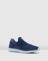 Mens Hush Puppies The Good Bungee Navy Textile Casual Shoes