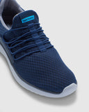Mens Hush Puppies The Good Bungee Navy Textile Casual Shoes