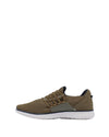 Mens Hush Puppies The Good Bungee Olive Textile Casual Shoes