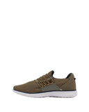 Mens Hush Puppies The Good Bungee Olive Textile Casual Shoes