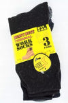 12 Pairs X Mens Heavy Duty Thermal Cotton Work Winter Crew Socks