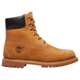 Timberland Womens 6-Inch Premium Wide Wheat Nubuck Waterproof Boots