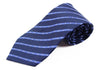 Mens Navy & Blue Striped 8cm Patterned Neck Tie