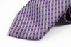 Mens Light Pink & Purple Striped 8cm Patterned Neck Tie