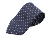 Mens Black 8cm Patterned Neck Tie